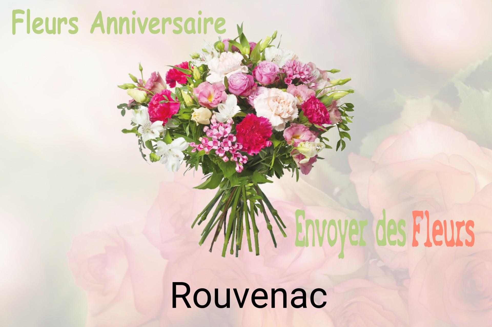 Bouquet de fleurs d’anniversaire livré à Rouvenac